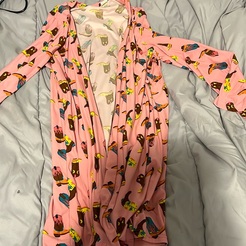 Super cute size medium pajamas with matching robe